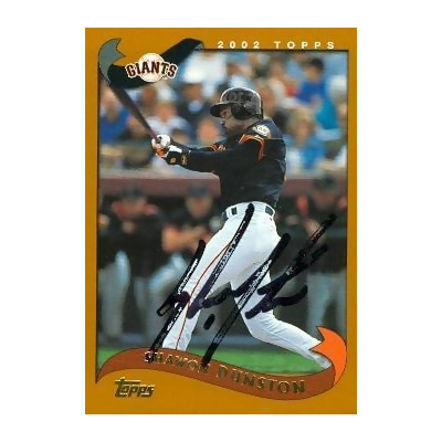Shawon Dunston autographed Baseball Card (San Francisco Giants) 2002 Topps  #228