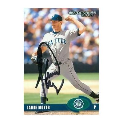 Jamie Moyer Autographed Memorabilia