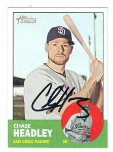 Chase Headley Autographed Signed Photo Sd Padres - Autographs