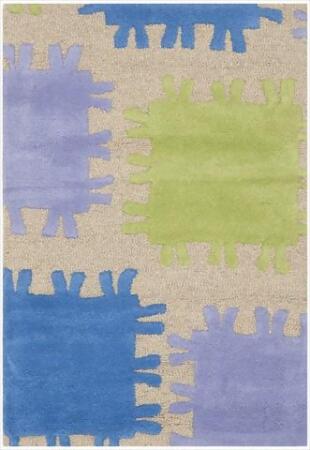 Safavieh SFK352A-2 2 x 3 ft. Accent Novelty Safavieh Kids Beige & Multicolor Hand Tufted Rug