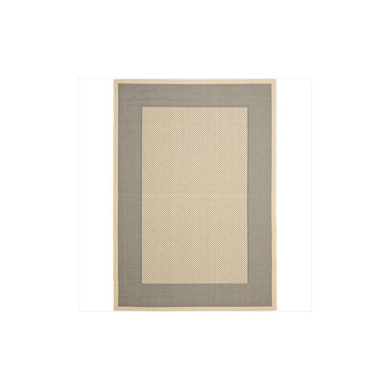 Safavieh Courtyard Cy7987-65a5 Grey and Cream Indoor/ Outdoor Area Rug 9ft X 12f for sale online 