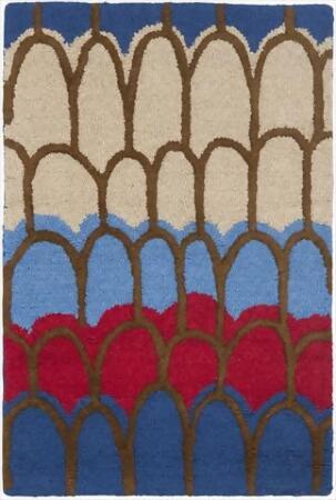 Safavieh SFK353A-3 3 x 5 ft. Small Rectangle Novelty Safavieh Kids Blue & Multicolor Hand Tufted Rug 