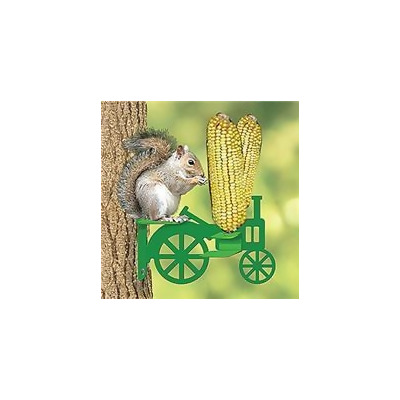 Audubon Woodlink Tractor Corn Cob Squirrel Feeder Green From