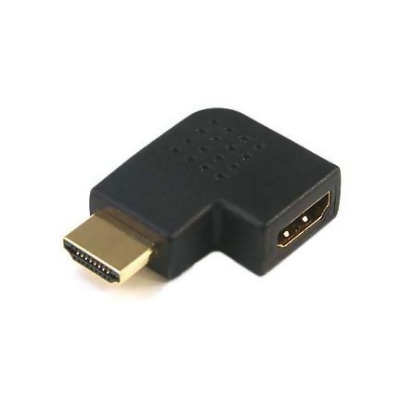 CMPLE 100-N HDMI Right Angle Port Saver M-F Adapter- Vertical Flat Left 90 Degree 