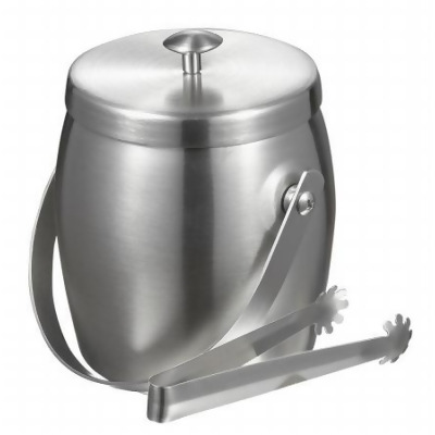 Visol VAC313 Visol Symon Stainless Steel Double Wall Ice Bucket with Tongs 