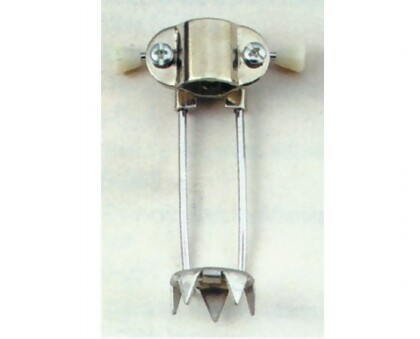 Essential Medical Supply, Inc T20005 Ice Attachment for Cane - The ice attachment allows for secure walking in ice and snow. Includes 5 stainless steel prongs for extra stability. Will attach easily to most canes and crutches.