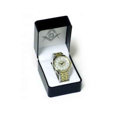 Sigma Impex A-3122 Masonic Metal Band Wrist Watch 