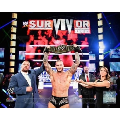 Photofile PFSAAQL08201 Randy Orton with the WWE Championship Belt 2013 Survivor Series Sports Photo - 10 x 8 
