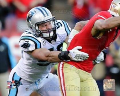 : Luke Kuechly Poster Print, Artwork, American Football