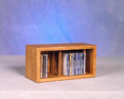 Wood Shed 103D-1 Solid Oak desktop or shelf CD Cabinet