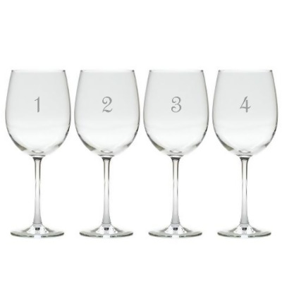 Carved Solutions Tulip Wine Stemware Set Of 4- No. 1 - 4 