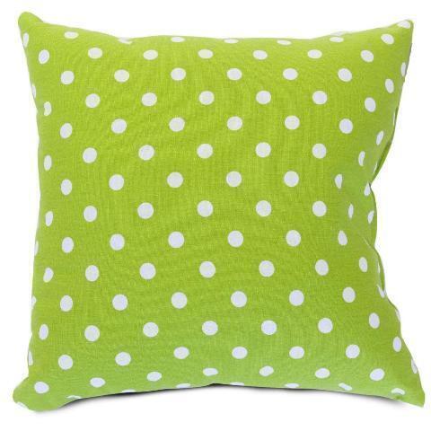 Majestic Home Lime Small Polka Dot Large Pillow