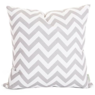 Majestic Home Gray Chevron Extra Large Pillow 