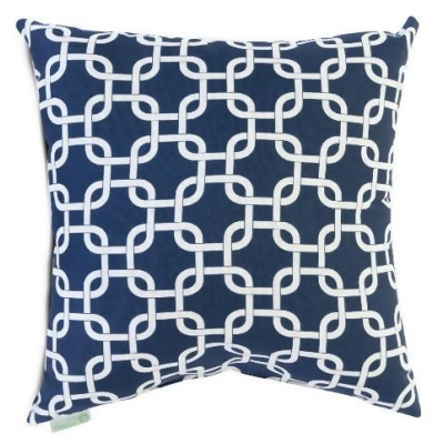 Majestic Home Navy Blue Links Extra Large Pillow 