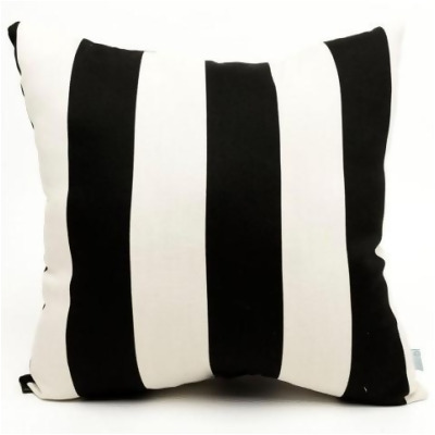 Majestic Home Black Vertical Stripe Extra Large Pillow 