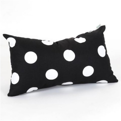 Majestic Home Black Large Polka Dot Small Pillow 