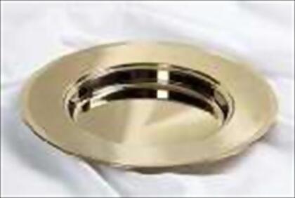 Broadman Holman 435716 Commun Brasstone Bread Plate Non Stacking Stainless 