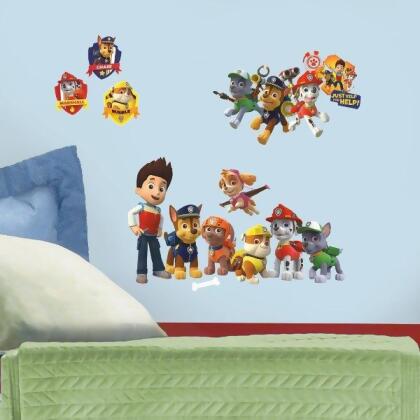 ROOMMATES RMK2640SCS Paw Patrol Peel and Stick Wall Decals
