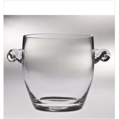 Majestic Gifts T-706 Classic Clear 8 in. High Quality Glass Ice Bucket 