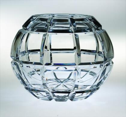Majestic Gifts BL-120-6 Blossom 6 in. Crystal Rose Bowl 