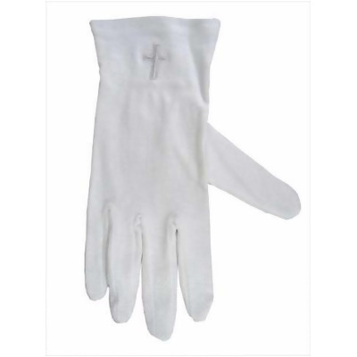 Swanson Christian Supply 154541 Gloves White Cross Cotton Extra Large 