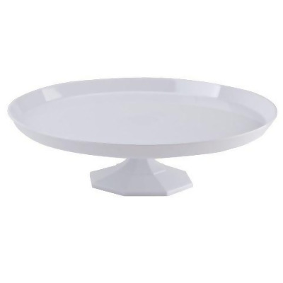 Fineline Settings 3602-WH White Large Cake Stand 