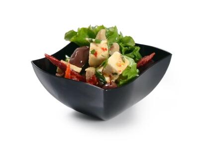 Fineline Settings 180-BK Black 8 Oz. Serving Bowl 