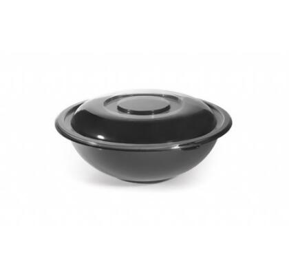 Fineline Settings 5024-BK Black 24 oz. PET Serving Bowl 