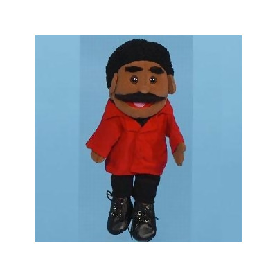 Sunny Toys 14 Ethnic Dad in Red Suit Glove Puppet Waypoint Geographic GL1302B