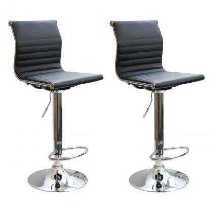Buffalo Tools BS2467SET Ameri Home 2 Piece Padded Bar Stool Set 