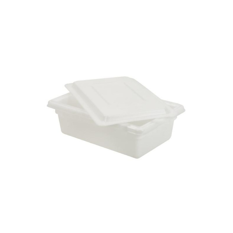 Rubbermaid Commercial Food Boxes, 3.5 gal, White