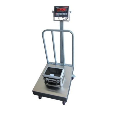 Optima Scale Platform Scale, 500 lb Capacity, 18 x 24 NTEP Certified Weighing Industrial Bench OP-915-1824-500 (OP-915-1824-500)