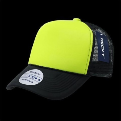 Yellow DECKY Two Tone Neon Trucker Cap