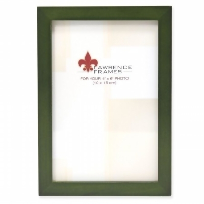 Lawrence Frames 756046 Green Wood Picture Frame Gallery - 0.67 in. 