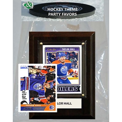 Candlcollectables 46LBOILERS NHL Edmonton Oilers Party Favor With 4 x 6 Plaque 