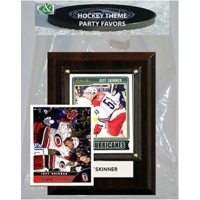 Candlcollectables 46LBHURRICANES NHL Carolina Hurricanes Party Favor With 4 x 6 Plaque 