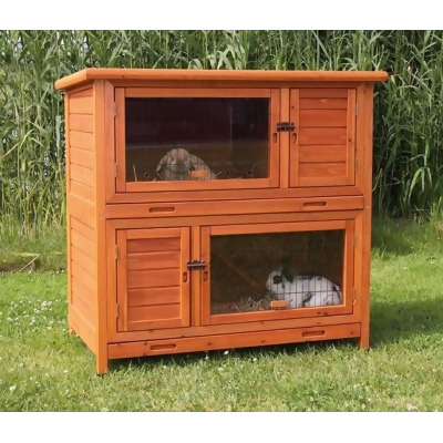 TRIXIE Pet Products 62404 2-in-1 Rabbit Hutch With Insulation 
