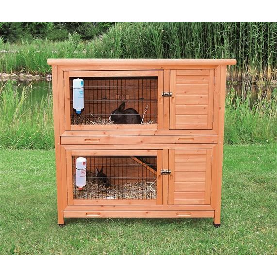 TRIXIE Pet Products 62402 2-in-1 Rabbit Hutch