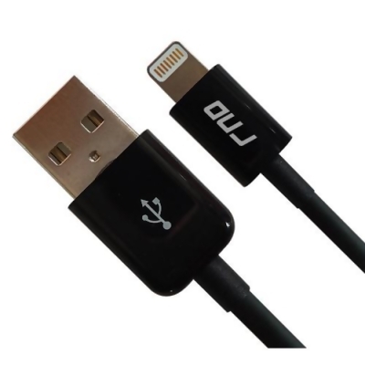 RND Accessories Apple Certified Lightning To USB 1.5 ft. Data Sync And Charge 8-Pin Cable - Black 