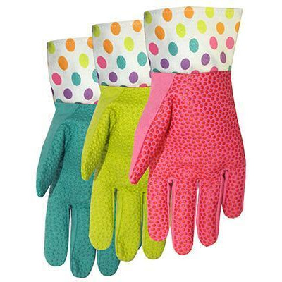 Midwest Quality Gloves 510D4 Ladies Canvas Dot Gloves 