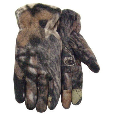 Midwest Quality Gloves 1496-XL Mossy Oak Camouflage Polar Fleece Glove - Extra Large 