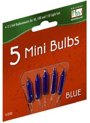 Noma Inliten 1115-4-88 2.5V Blue Replacement Bulbs