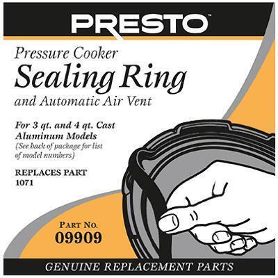 Presto 09909 Pressure Cooker Sealing Ring 
