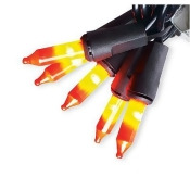 Sienna W6654E13 Orange Halloween Flickering Fright Mini Light Set, 50 Light Sienna W6654E13 Orange Halloween Flickering Fright Mini Light Set, 50 Light