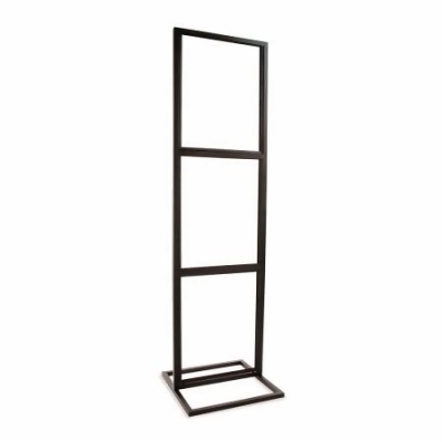 Econoco BH77 - MAB 22 x 28 in. Triple Bulletin Sign Holder With Rectangular Tubing Base 