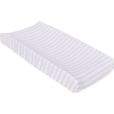MiracleWare 8740 Pink & Gray Stripes Muslin Changing Pad Cover 