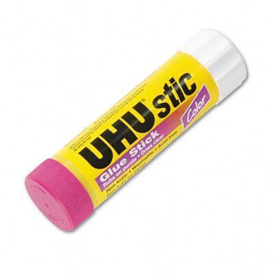 Saunders 99653 UHU Stic Permanent Purple Application Glue Stick 1.41oz.  Stick