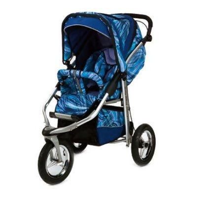 Baby Bling Design Company BBLB333P Metamorphosis All Terrain Jogging Stroller in Painted Lady Blue 