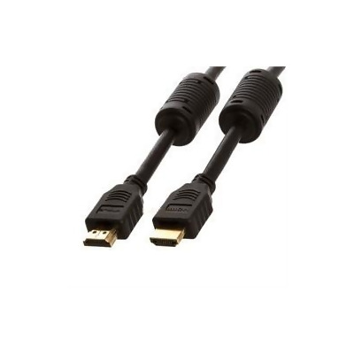 Cmple 790-N 28AWG HDMI 1.4 Cable with Ethernet with Ferrite Cores - Black - 1.5FT 