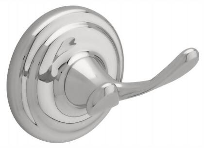 Liberty Hardware Bath Unlimit Polished Chrome Jamestown Double Robe Hook 12773 